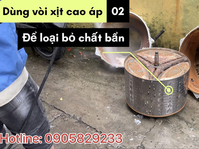 vệ sinh máy giặt