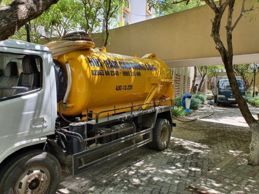 xe hút hầm cầu tại đà nẵng